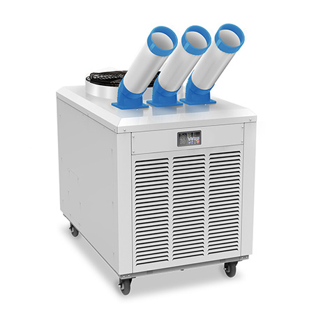 工业空调是夏季降低生产车间工人温度的必备商品